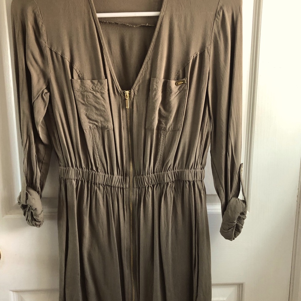 XS Guess green casual dress